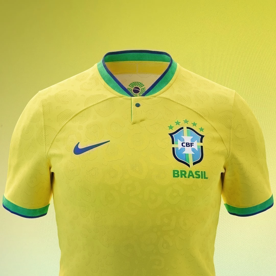 Coppa del mondo 2022 Maglia Brasile Neymar Jr 10 Divisa Prima
